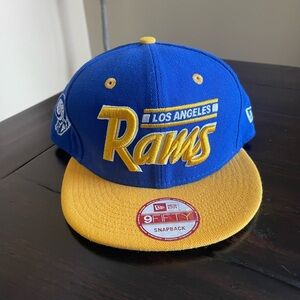 RAMS Los Angeles Rams New Era NFL 2-Tone
Flat Bill Snapback 9Fifty